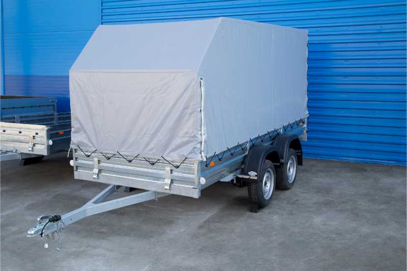 gesloten autotrailer